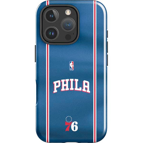 NBA Philadelphia 76ers Jersey iPhone 16 Pro Max Impact Case